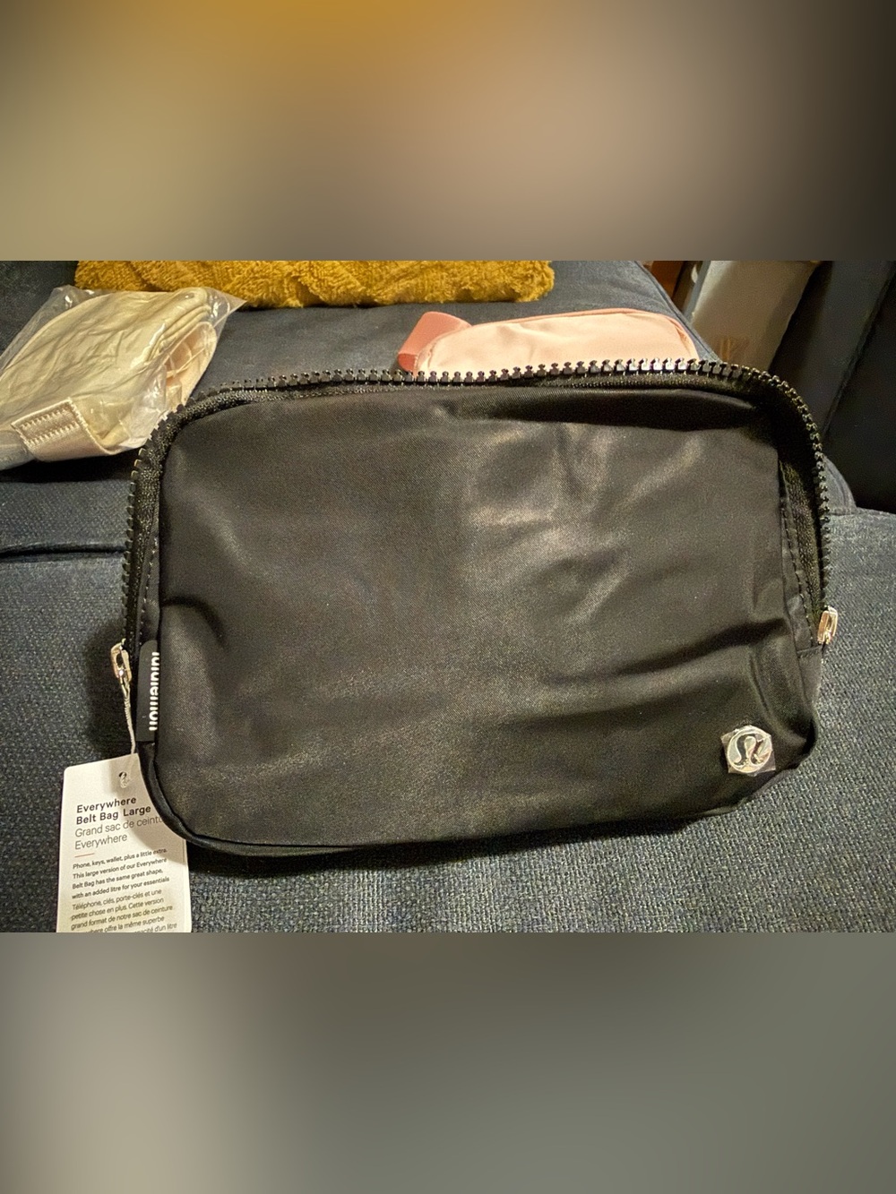 lululemon athletica Black Everywhere Belt Bag Large